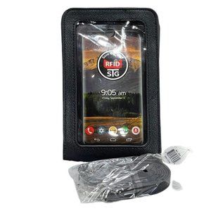 SAVE THE GIRLS RFID Handbag Black Crossbody Credit Card Touch Screen Phone Bag